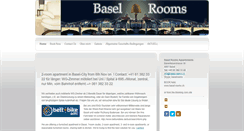 Desktop Screenshot of basel-rooms.ch